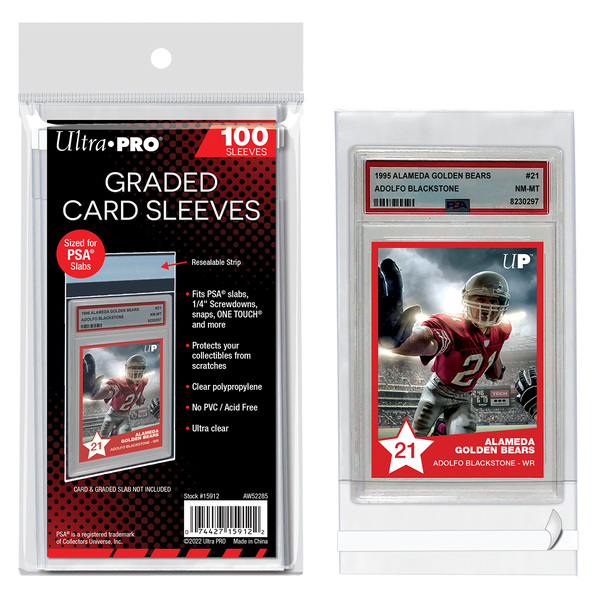 PSA Graded Card Sleeves (100ct) | Ultra PRO International