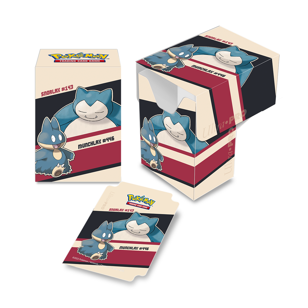 Ultra pro Classeur De Cartes à Collectionner Pokémon Snorlax And Munchlax  180 Cartes Clair