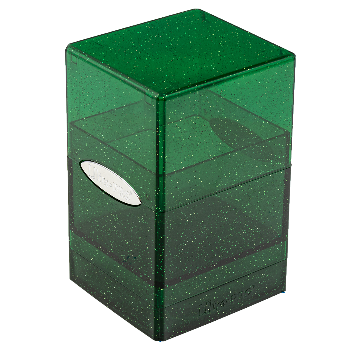 Glitter Satin Tower Deck Box - Green - Image 28 | Ultra PRO