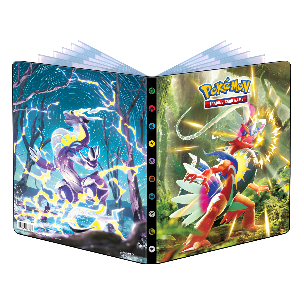 Scarlet and Violet Koraidon and Miraidon 9-Pocket Portfolio for Pokemon | Ultra PRO International