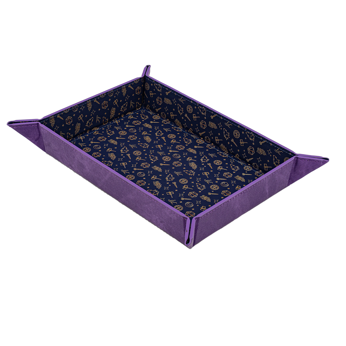 Critical Role Bells Hells Pattern Printed Leatherette Folding Dice Tray | Ultra PRO International