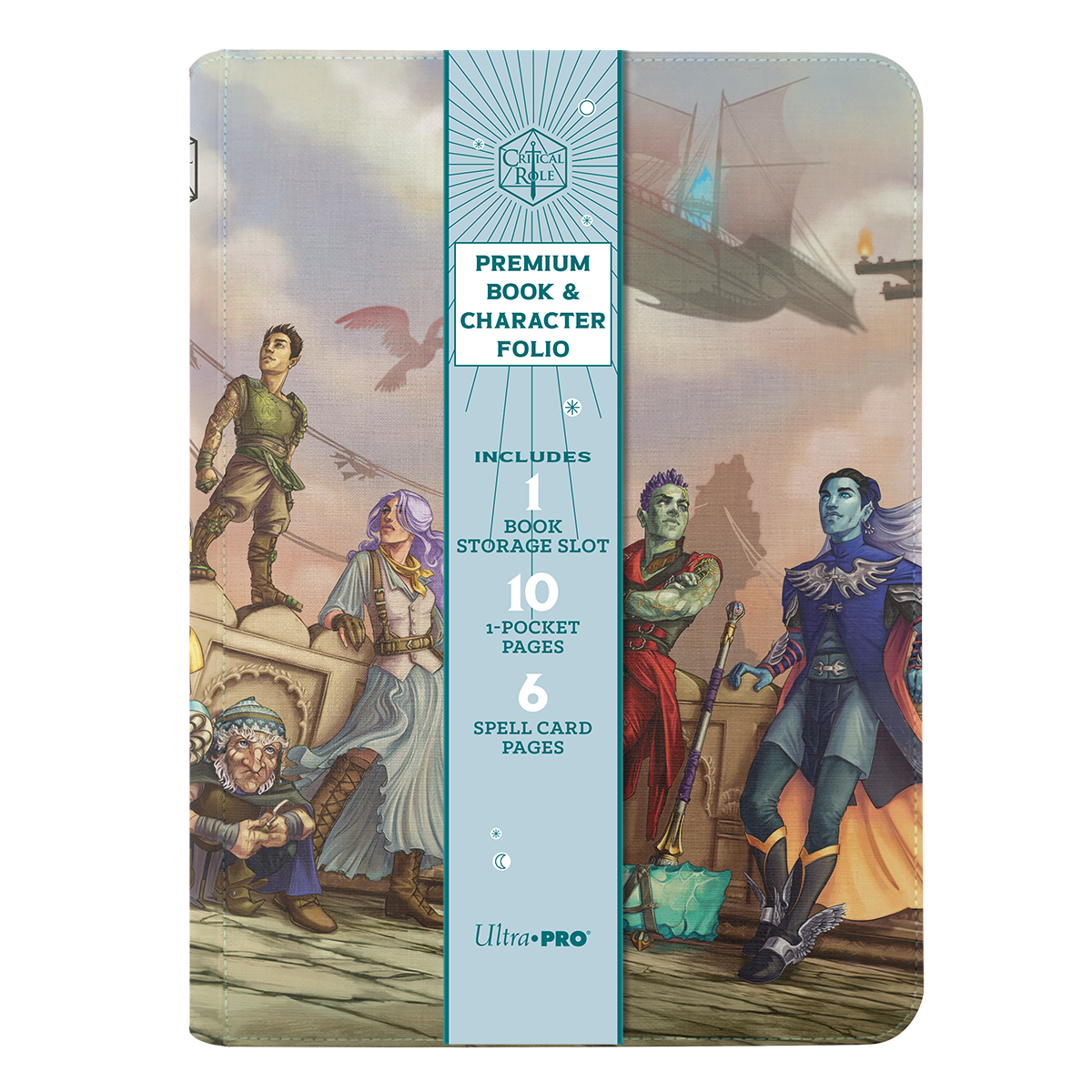 Critical Role Bells Hells Team Lineup Printed Leatherette Book Folio for Dungeons & Dragons | Ultra PRO International