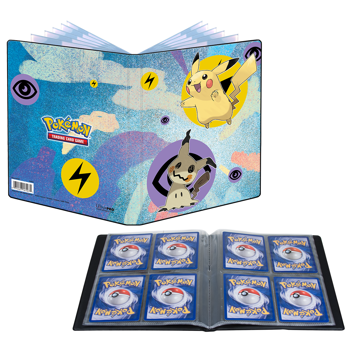 Pikachu & Mimikyu 4-Pocket Portfolio for Pokémon | Ultra PRO International