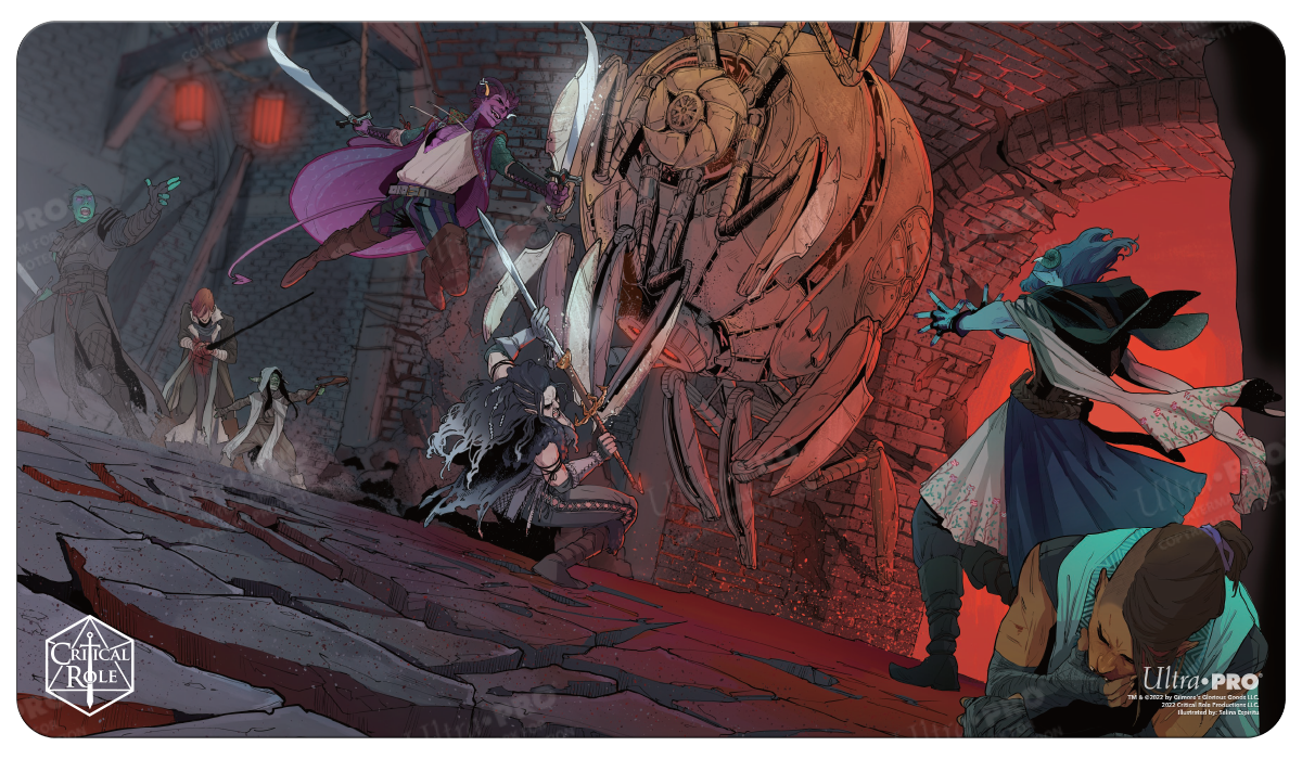 Critical Role The Mighty Nein Standard Gaming Playmat for Dungeons & Dragons | Ultra PRO International