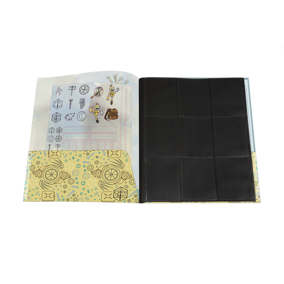 Critical Role Bells Hells Fresh Cut Grass RPG Folio with Stickers for Dungeons & Dragons | Ultra PRO International