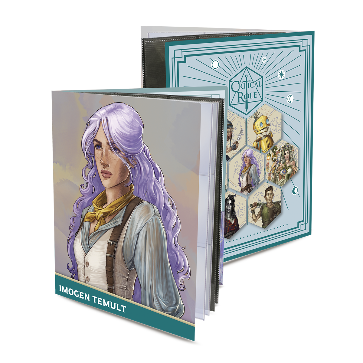 Critical Role Bells Hells Imogen Temult RPG Folio with Stickers for Dungeons & Dragons | Ultra PRO International