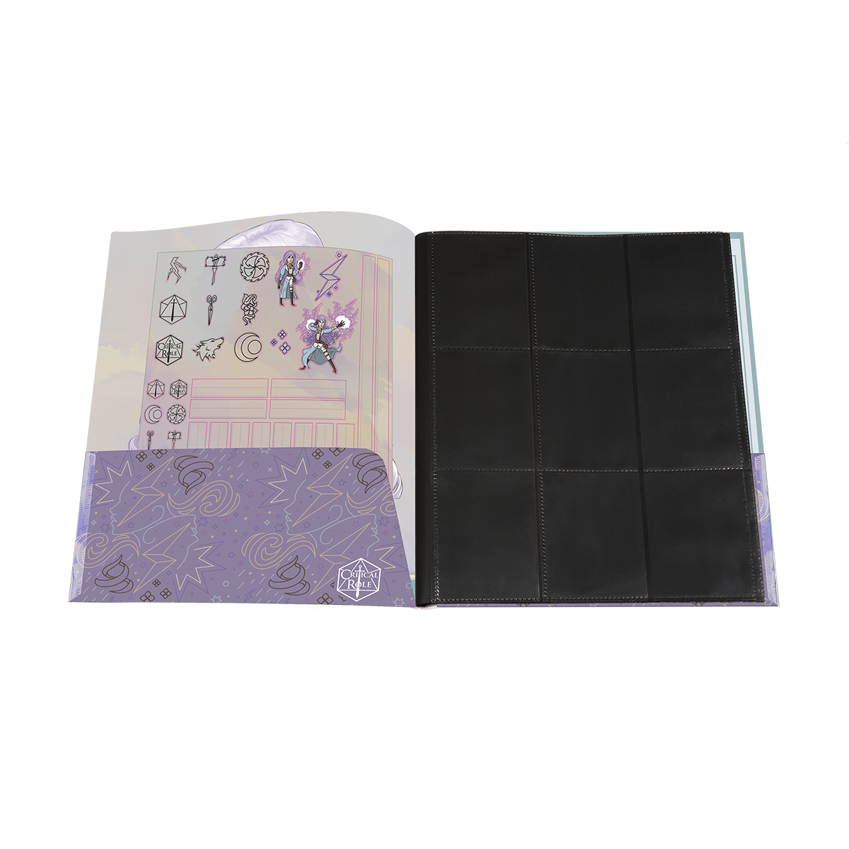 Critical Role Bells Hells Imogen Temult RPG Folio with Stickers for Dungeons & Dragons | Ultra PRO International