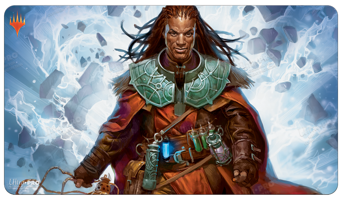 Commander Sevinne, the Chronolasm Standard Gaming Playmat for Magic: The Gathering
