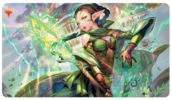 War of the Spark (WAR) Nissa Alt Art Standard Gaming Playmat for