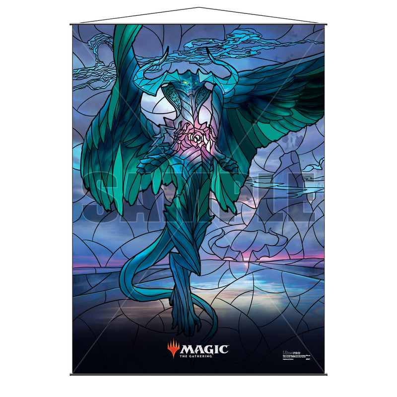 War of the Spark (WAR) Stained Glass Planeswalkers Ugin Wall Scroll for Magic: The Gathering | Ultra PRO International