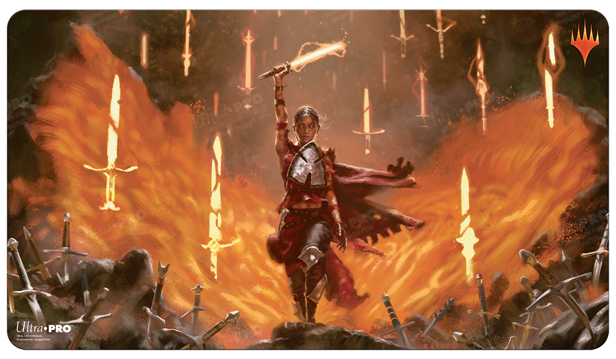 Throne of Eldraine Irencrag Feat Standard Gaming Playmat for Magic: The Gathering