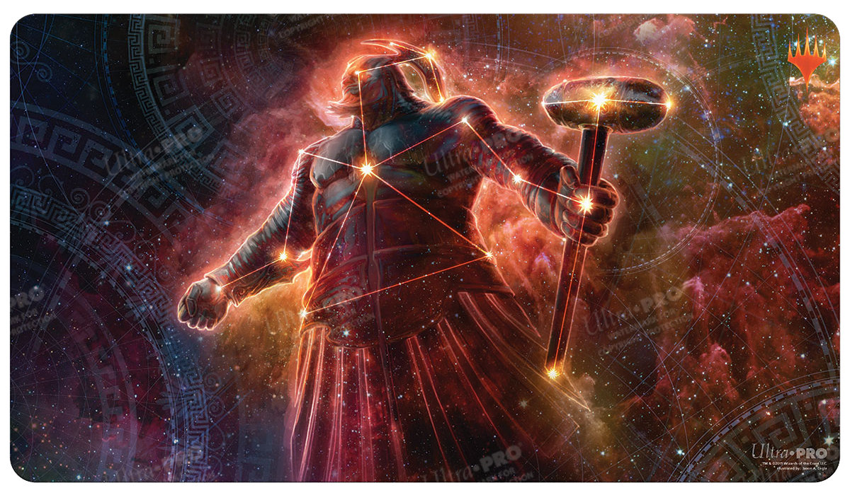 Theros Beyond Death Purphoros, Bronze-Blooded Alt Art Standard Gaming Playmat for Magic: The Gathering