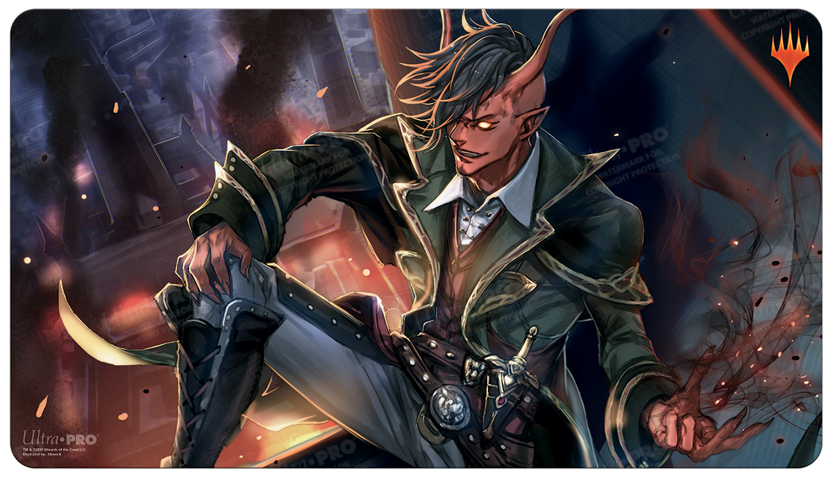 War of the Spark (WAR) Tibalt, Rakish Instigator Alt Art Standard Gaming Playmat for Magic: The Gathering | Ultra PRO International