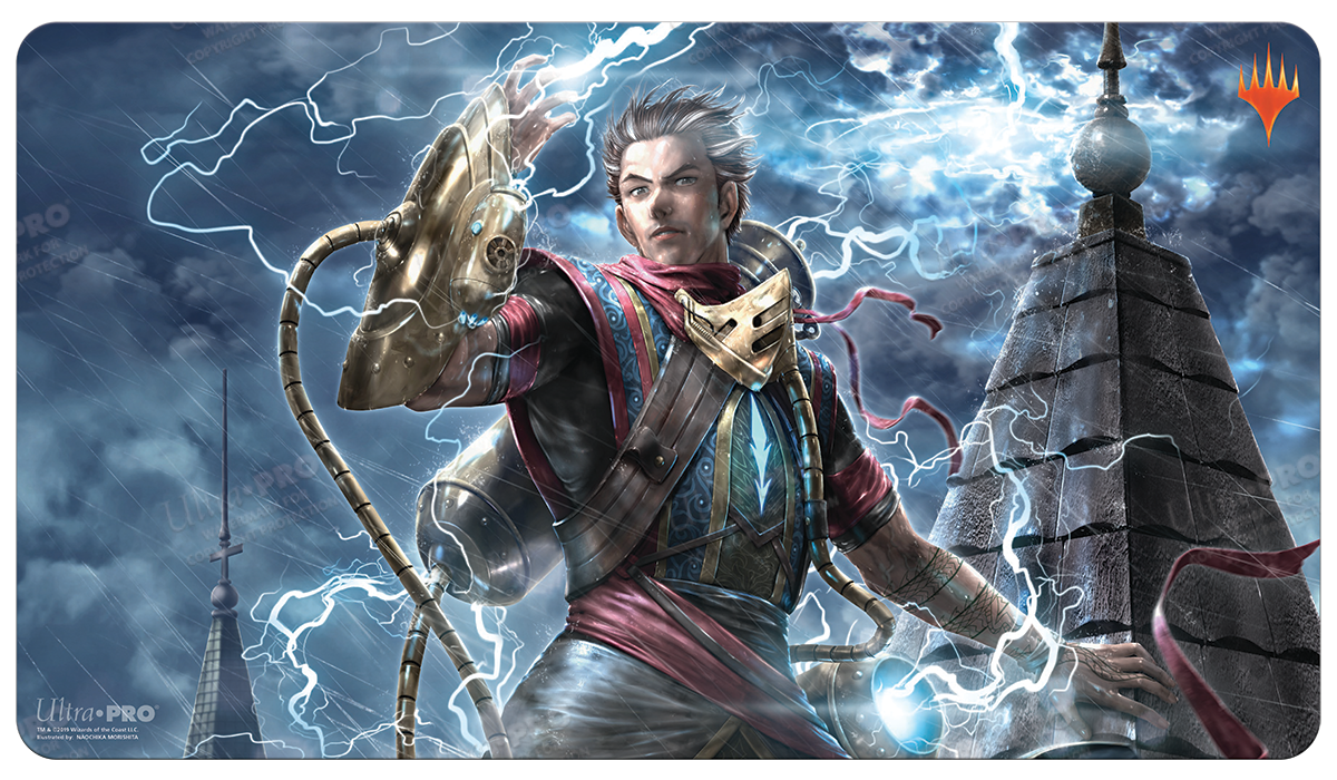 War of the Spark (WAR) Ral Zarek Alt Art Standard Gaming Playmat for Magic:  The Gathering