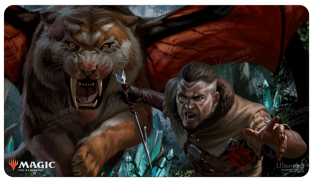 Ikoria: Lair of Behemoths Go for Blood Standard Gaming Playmat for Magic: The Gathering | Ultra PRO International