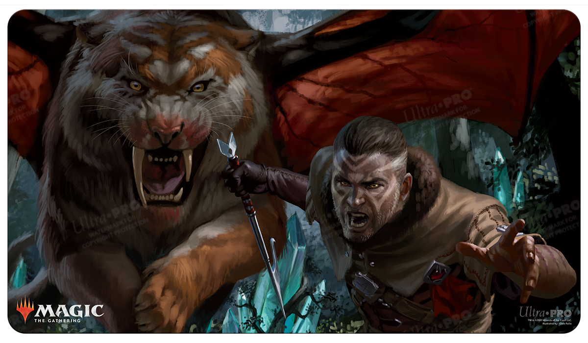Ikoria: Lair of Behemoths Go for Blood Standard Gaming Playmat for Magic: The Gathering