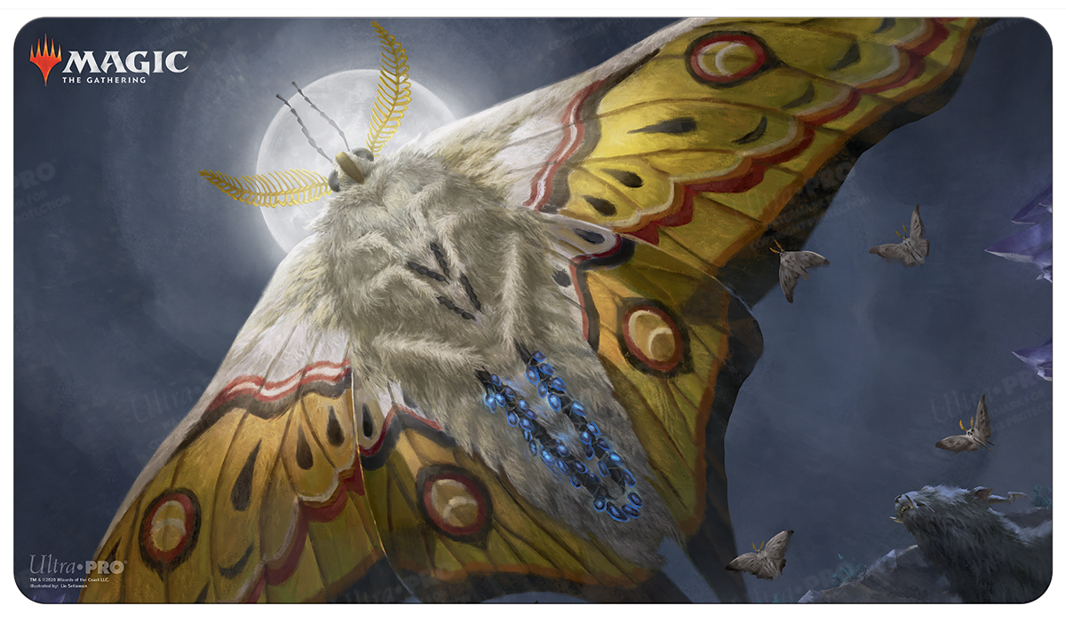Ikoria: Lair of Behemoths Luminous Broodmoth Standard Gaming Playmat for Magic: The Gathering | Ultra PRO International