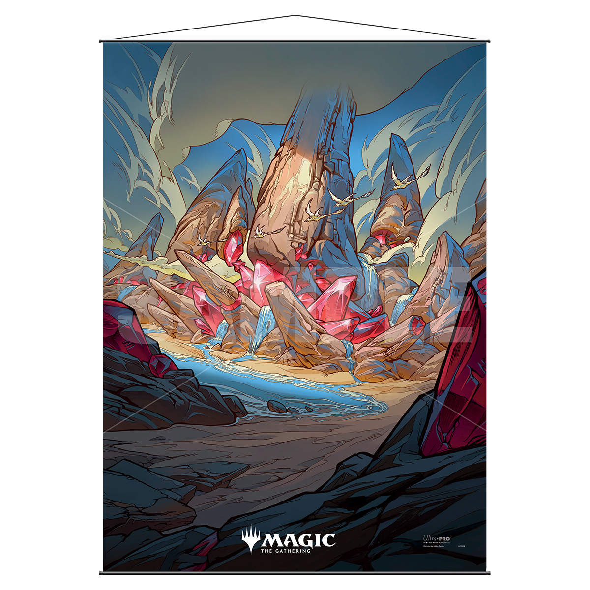 Ikoria: Lair of Behemoths Raugrin Triome Wall Scroll for Magic: The Gathering | Ultra PRO International