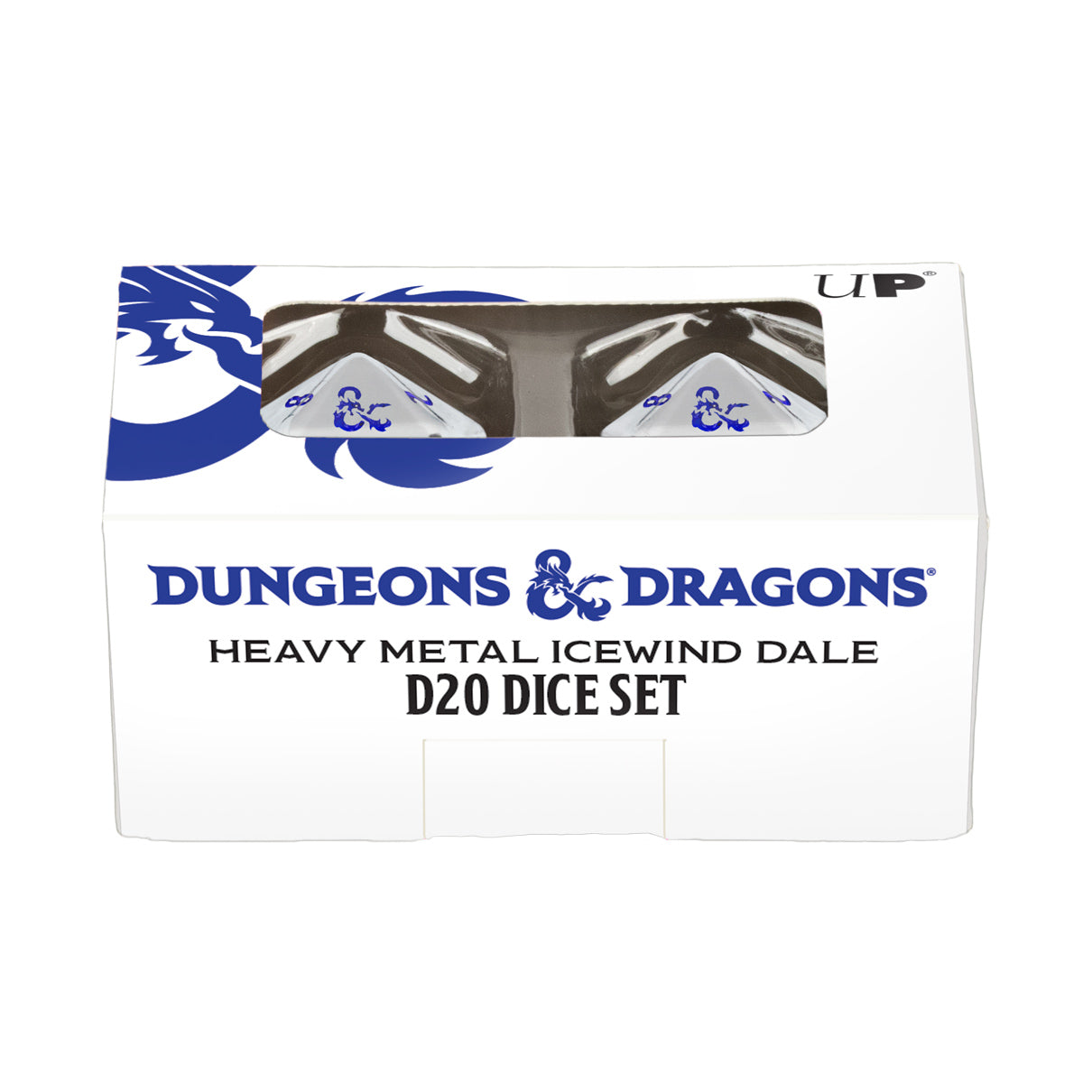 Heavy Metal Icewind D20 Dice Set (2ct) for Dungeons & Dragons | Ultra PRO International