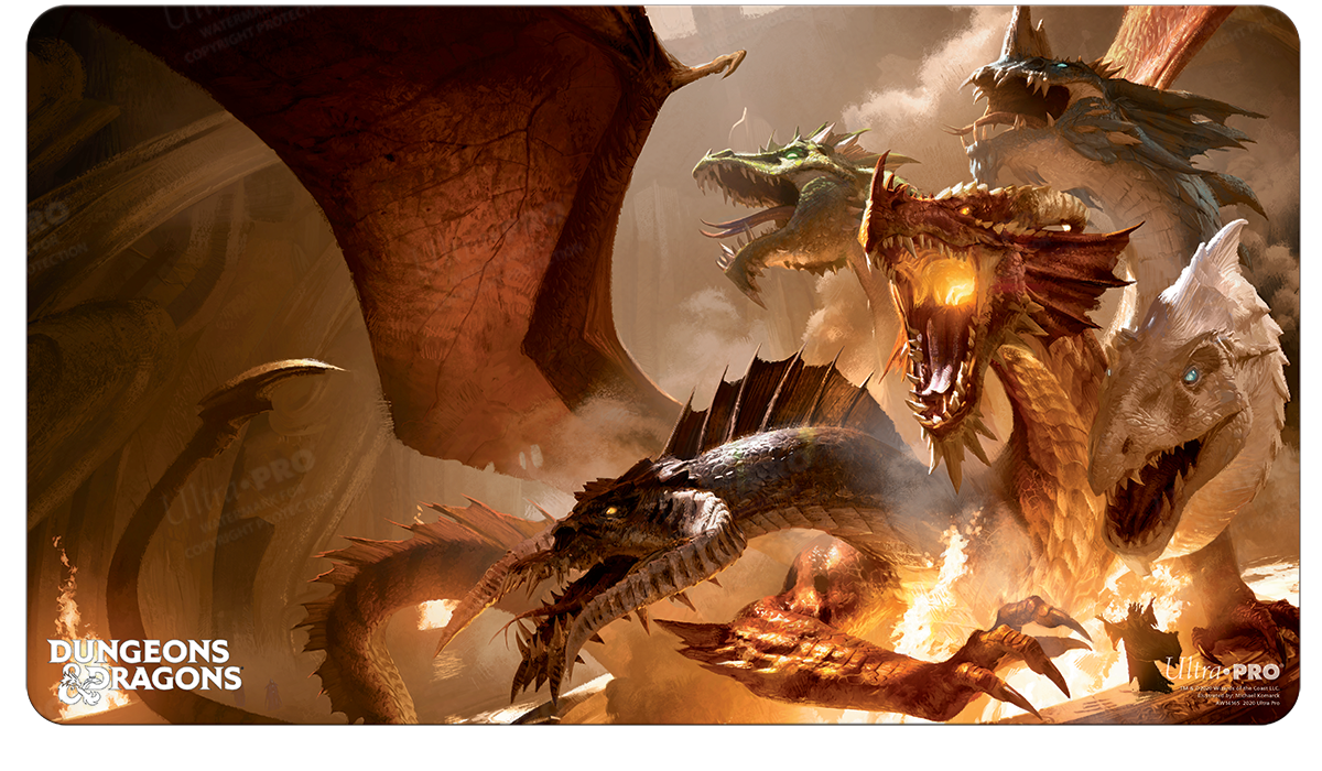 tiamat card sleeves Cover Series The Rise of Tiamat Standard Gaming Playmat for Dungeons & Dragons