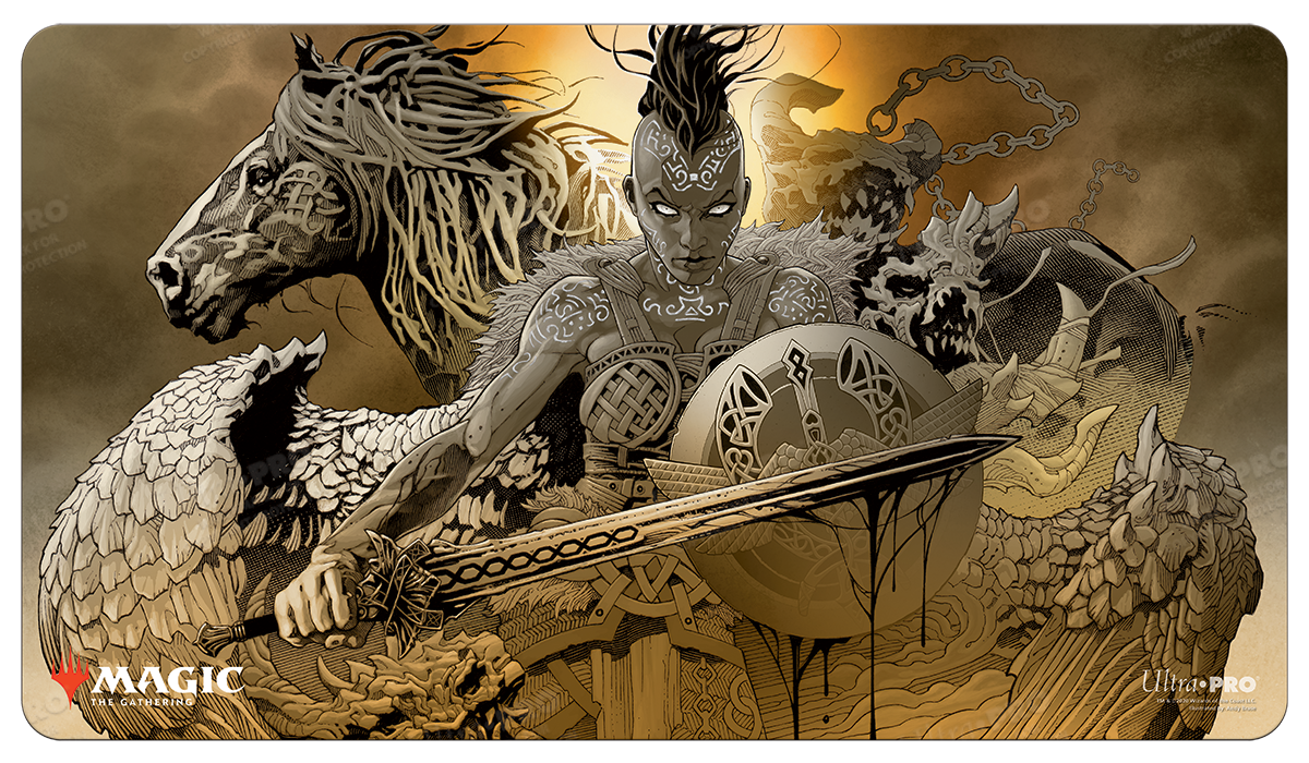 Kaldheim Reidane, God of the Worthy Standard Gaming Playmat for Magic: The Gathering | Ultra PRO International
