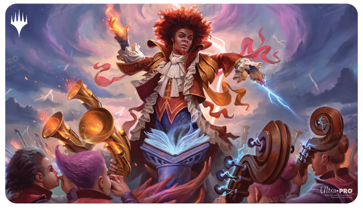 Strixhaven Zaffai, Thunder Conductor Standard Gaming Playmat for 