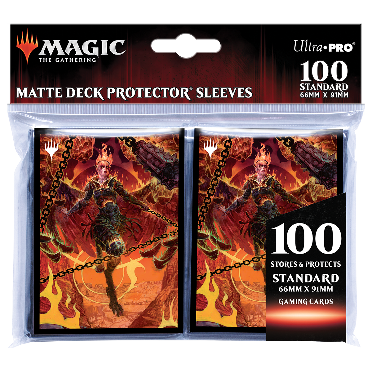 Adventures in the Forgotten Realms Zariel, Archduke of Avernus Standard Deck Protector Sleeves (100ct) for Magic: The Gathering | Ultra PRO International