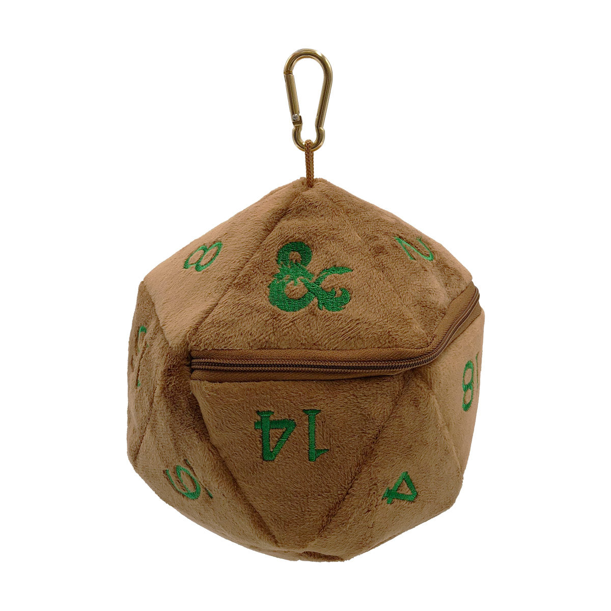 Feywild Copper and Green D20 Plush Dice Bag for Dungeons & Dragons | Ultra PRO International