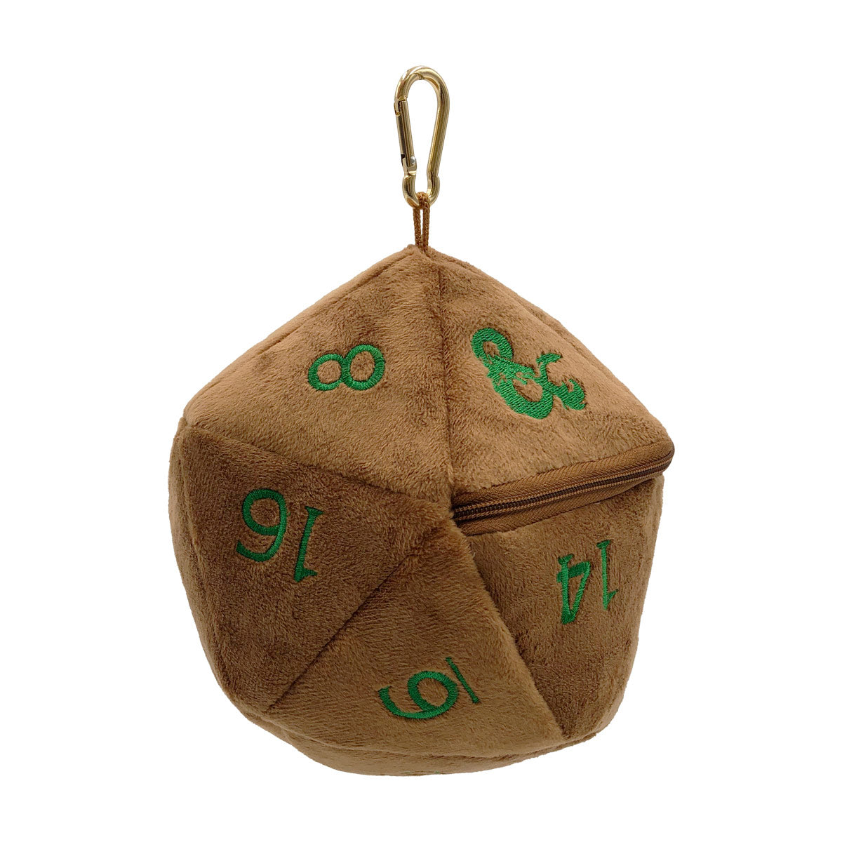 Feywild Copper and Green D20 Plush Dice Bag for Dungeons & Dragons | Ultra PRO International