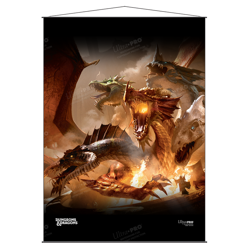 Cover Series The Rise of Tiamat Wall Scroll for Dungeons & Dragons | Ultra PRO International