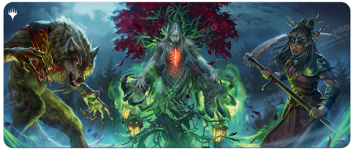 Innistrad: Midnight Hunt Set Booster Key Art 6ft Table Playmat for Magic: The Gathering | Ultra PRO International