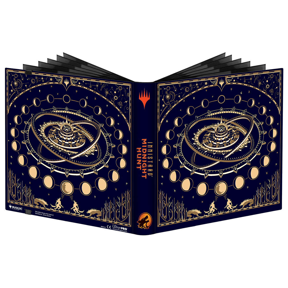 playing card protector sleeves Innistrad: Midnight Hunt Bundle Insert Key Art 12-Pocket PRO-Binder for  Magic: The Gathering