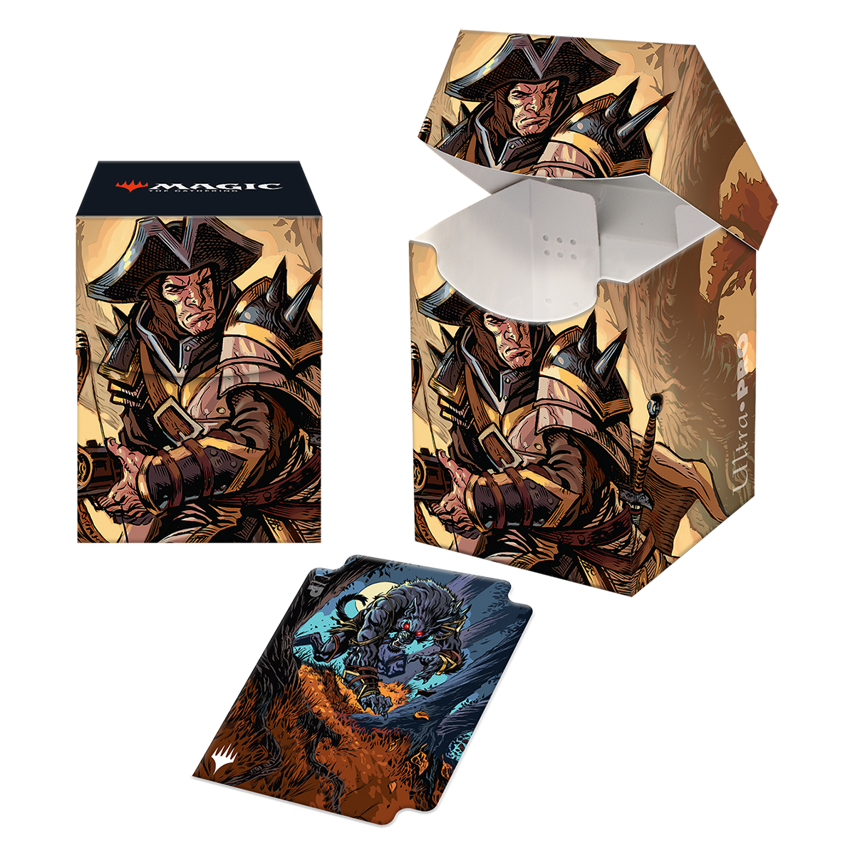 Innistrad: Midnight Hunt Brutal Cathar 100+ Deck Box for Magic: The Gathering | Ultra PRO International