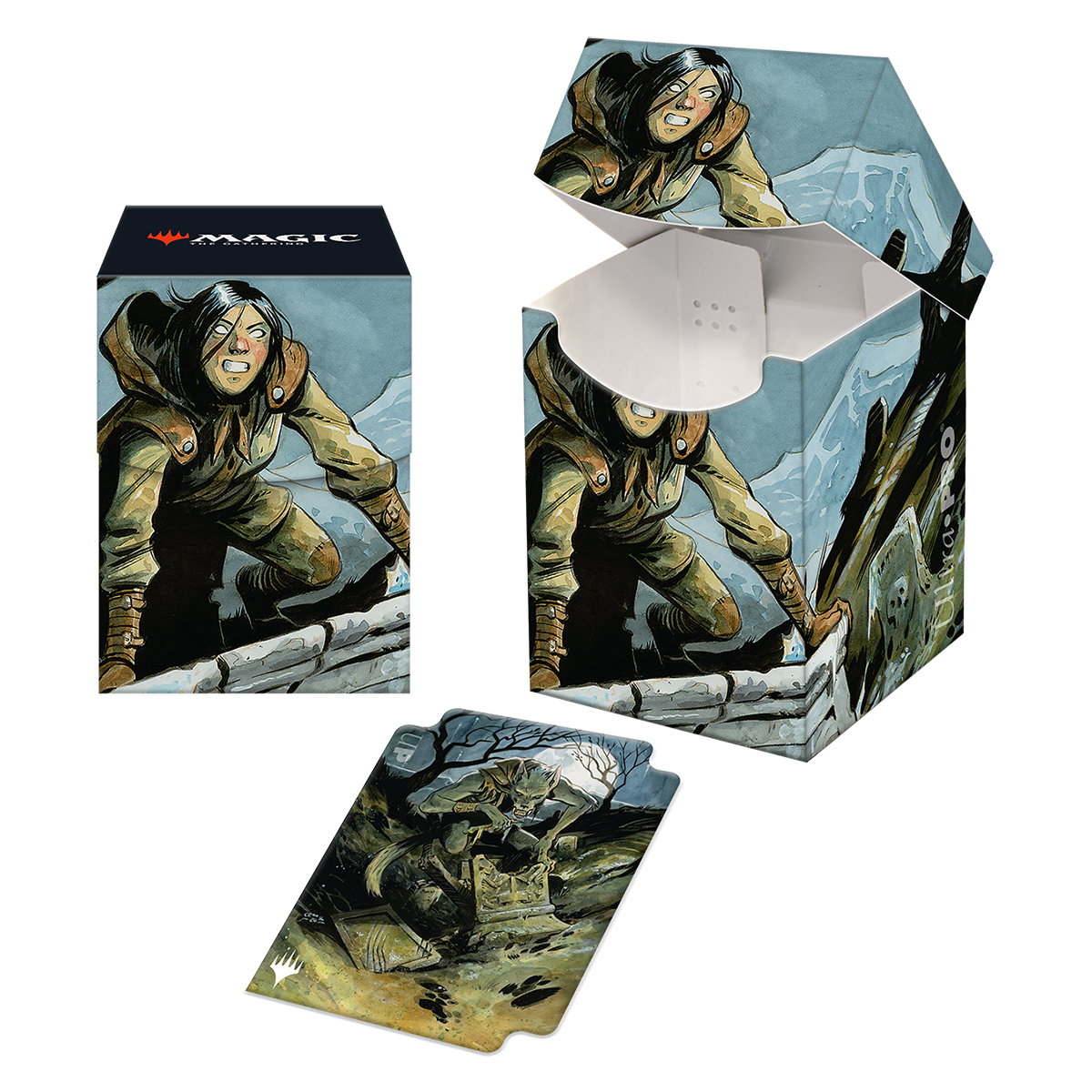 Innistrad: Midnight Hunt Crypt Keeper 100+ Deck Box for Magic: The Gathering | Ultra PRO International