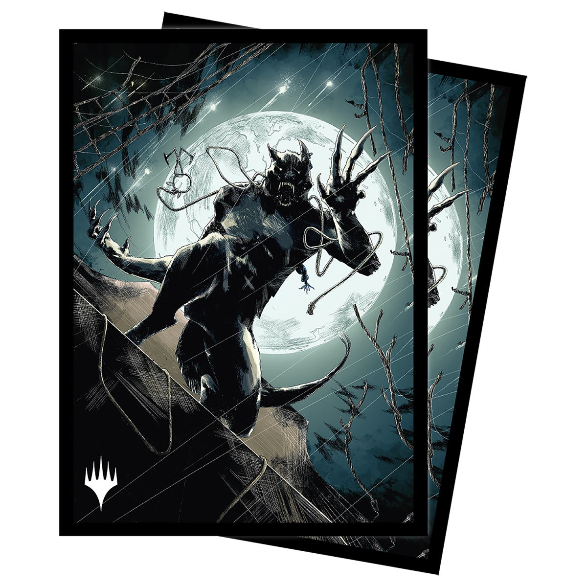 Innistrad: Midnight Hunt Seafaring Werewolf Standard Deck Protector Sleeves (100ct) for Magic: The Gathering | Ultra PRO International Innistrad: Midnight Hunt Seafaring Werewolf Standard Deck Protector Sleeves (100ct) for Magic: The Gathering | Ultra PRO International