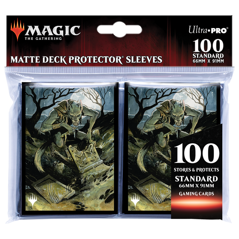 Innistrad: Midnight Hunt Crypt Caller Standard Deck Protector Sleeves (100ct) for Magic: The Gathering | Ultra PRO International