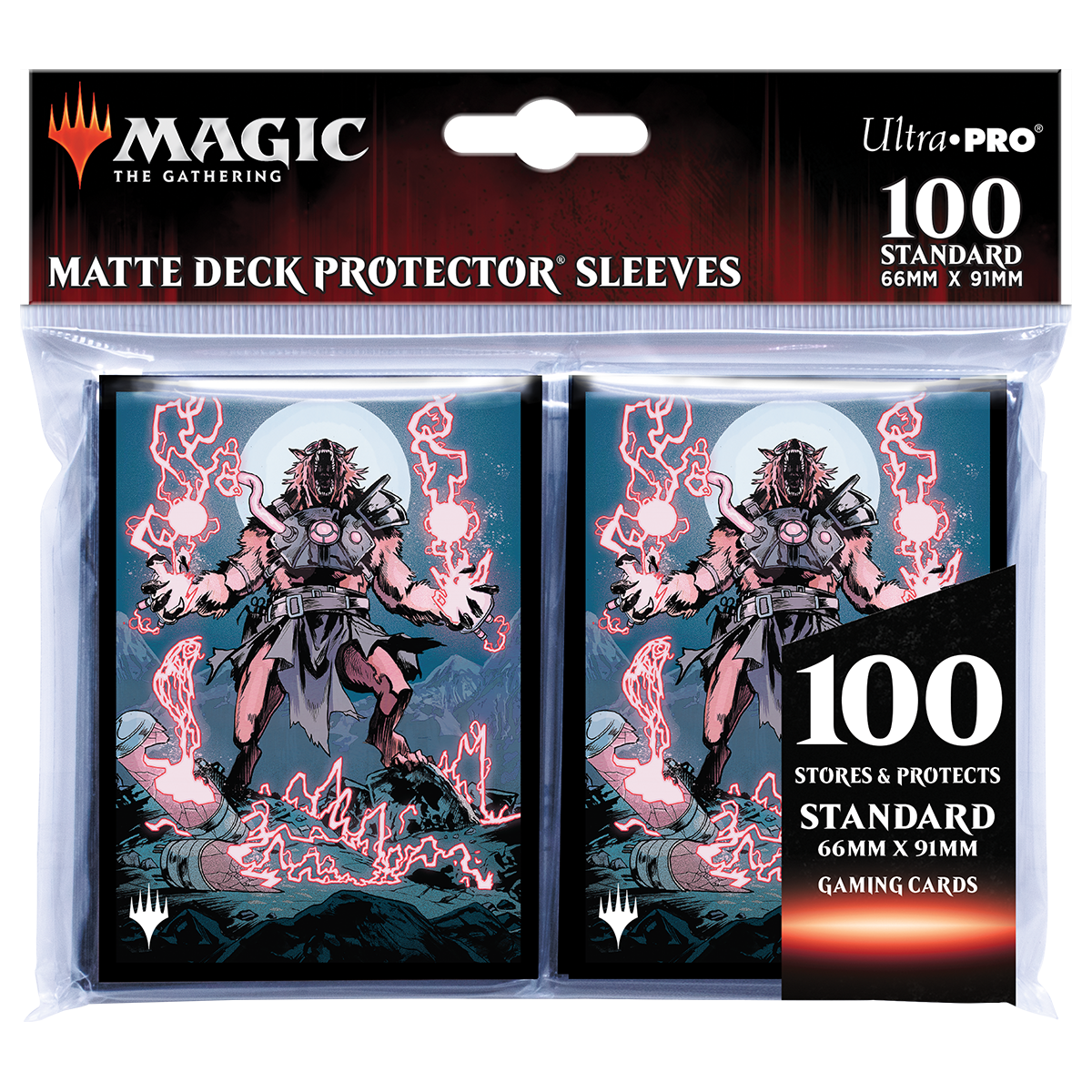 Innistrad: Midnight Hunt Reckless Slasher Standard Deck Protector Sleeves (100ct) for Magic: The Gathering | Ultra PRO International