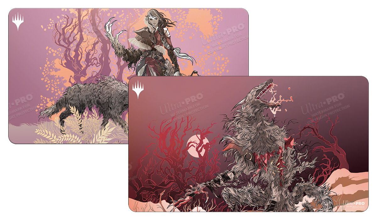 Innistrad: Midnight Hunt Arlinn the Pack Leader Double-Sided Standard Gaming Playmat for Magic: The Gathering | Ultra PRO International