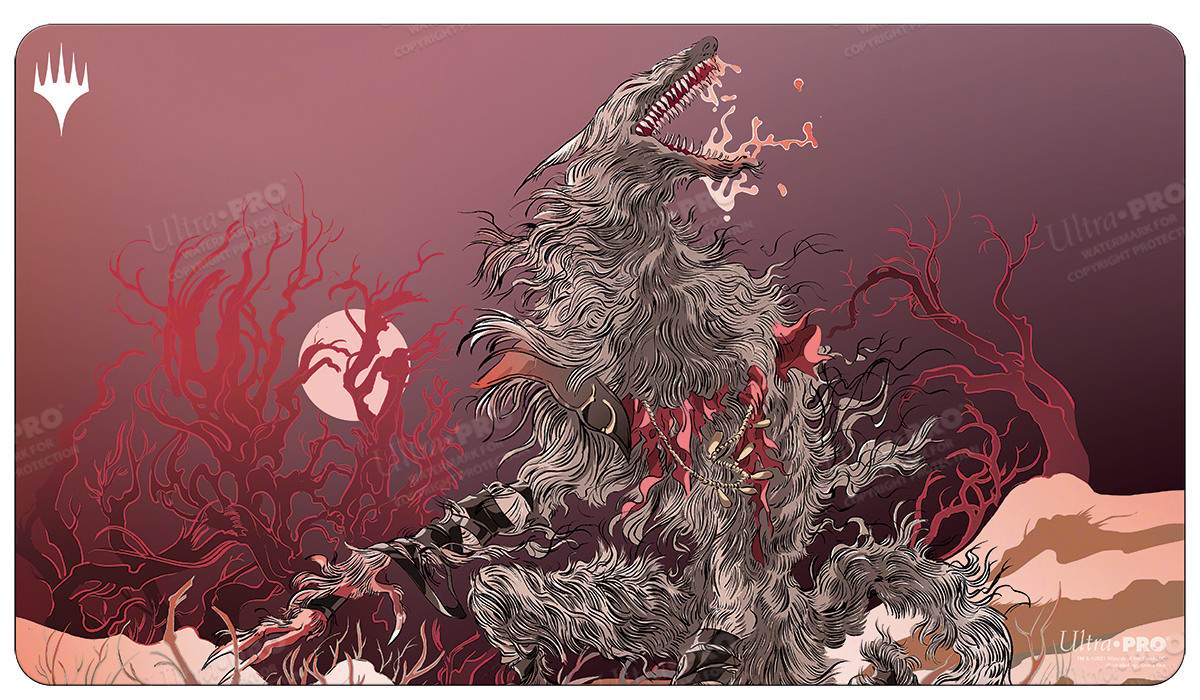 Innistrad: Midnight Hunt Arlinn the Pack Leader Double-Sided Standard Gaming Playmat for Magic: The Gathering | Ultra PRO International