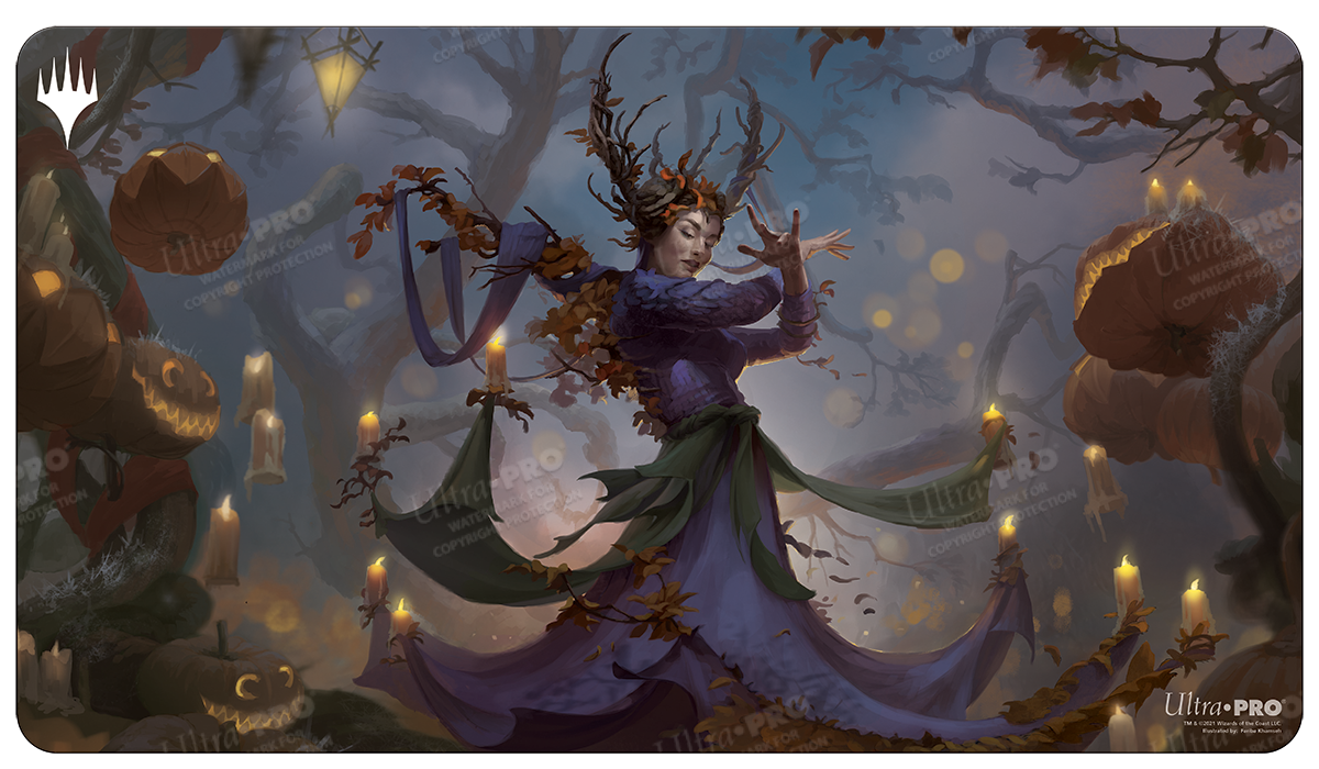 mtg leinore commander deck Innistrad: Midnight Hunt Leinore, Autumn Sovereign Standard Gaming Playmat  for Magic: The Gathering