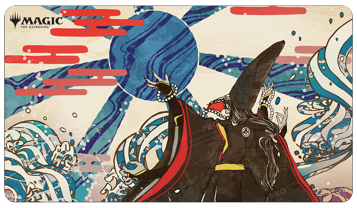 Japanese Mystical Blue Sun's Zenith Standard Gaming Playmat for Magic: The Gathering