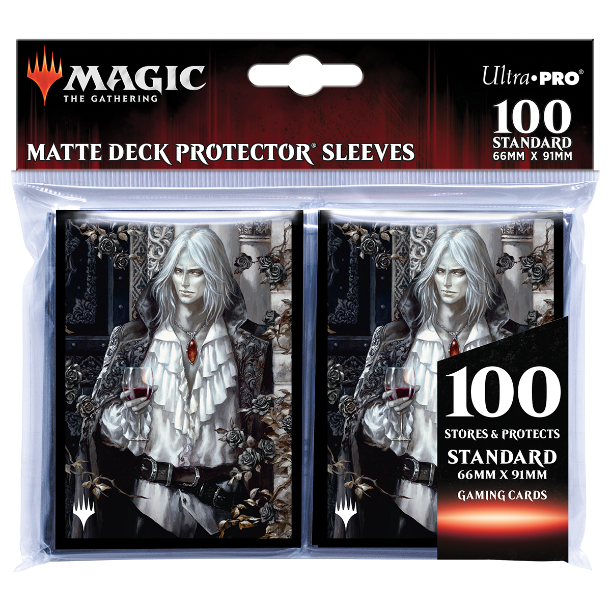 Innistrad: Crimson Vow Sorin the Mirthless Standard Deck Protector Sleeves (100ct) for Magic: The Gathering | Ultra PRO International