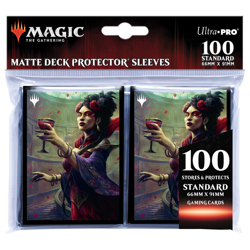 Innistrad: Crimson Vow Henrika, Infernal Seer Standard Deck Protector Sleeves (100ct) for Magic: The Gathering| Ultra PRO International