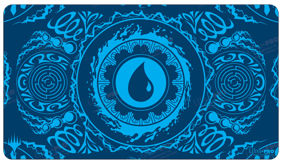 Mana 7 Island Standard Gaming Playmat for Magic: The Gathering