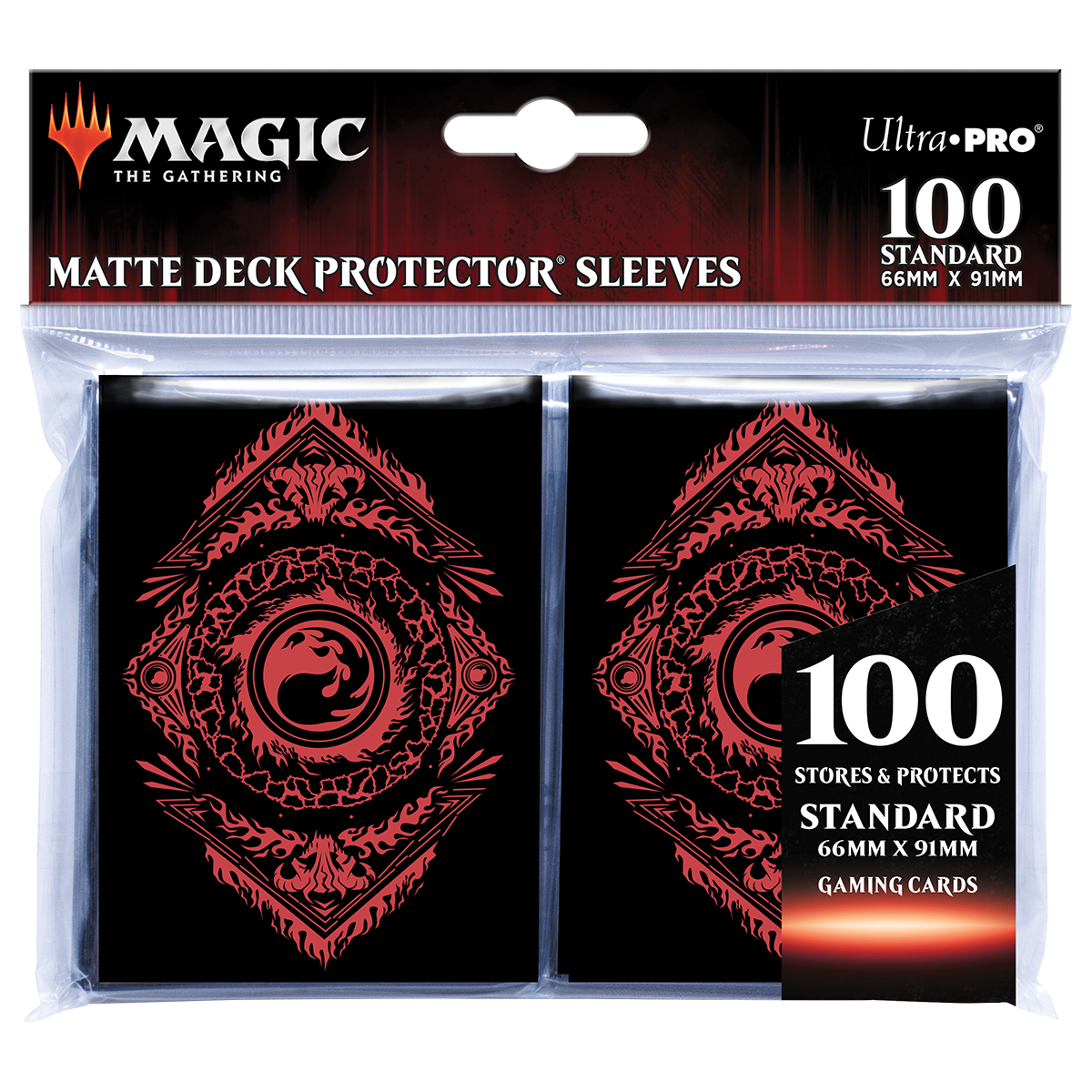 Mana 7 Mountain Deck Protector Sleeves (100ct) for Magic: The Gathering | Ultra PRO International