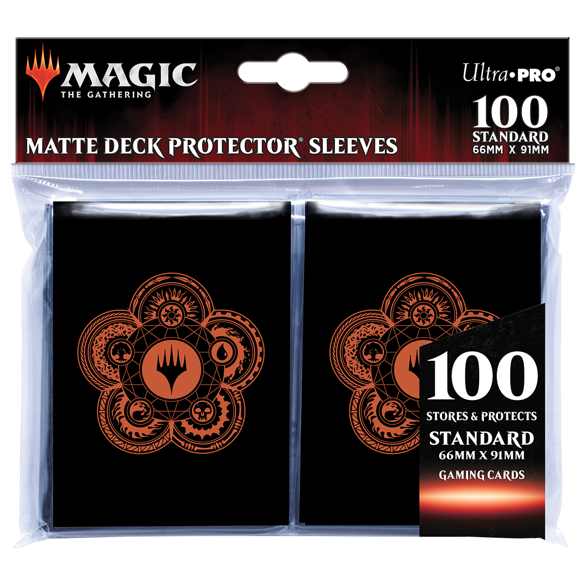 Mana 7 Color Wheel Deck Protector Sleeves (100ct) for Magic: The Gathering | Ultra PRO International