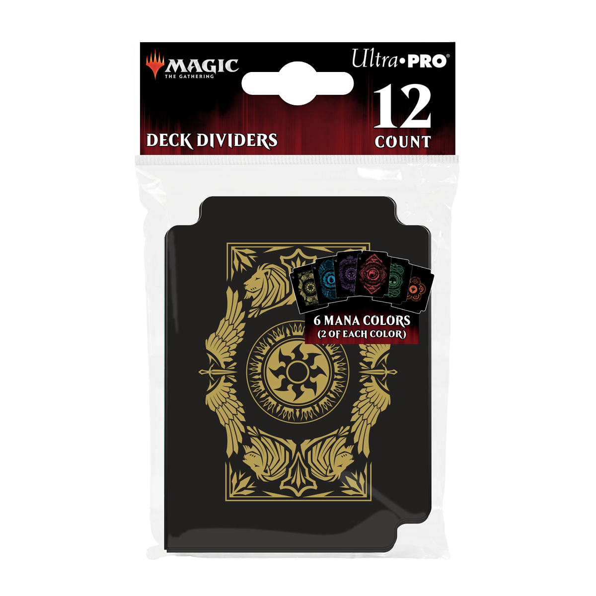 Mana 7 Card Deck Dividers Pack (12ct) for Magic: The Gathering | Ultra PRO International