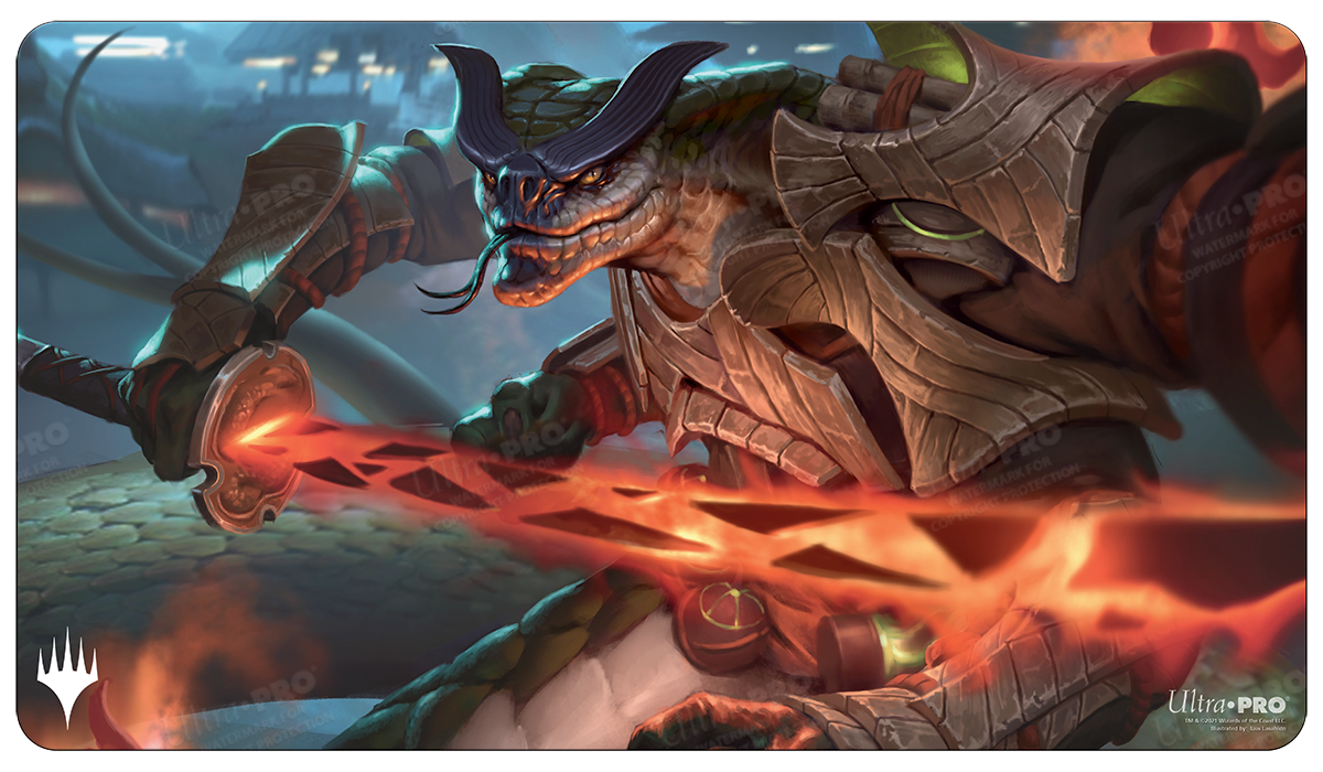 Kamigawa Neon Dynasty Chishiro, the Shattered Blade Standard Gaming Playmat for Magic: The Gathering | Ultra PRO International