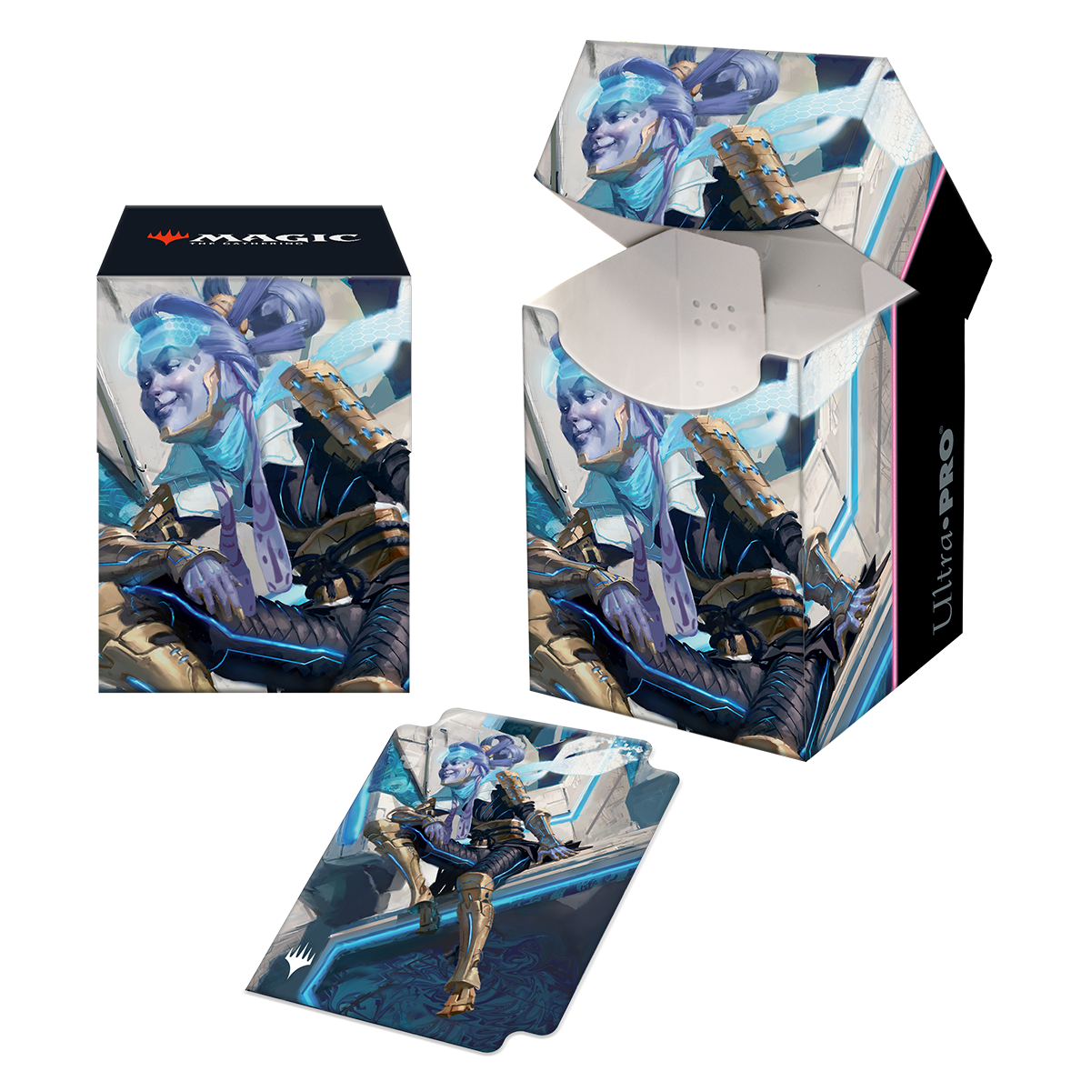 Kamigawa Neon Dynasty Kotori, Pilot Prodigy 100+ Deck Box for Magic: The Gathering | Ultra PRO International