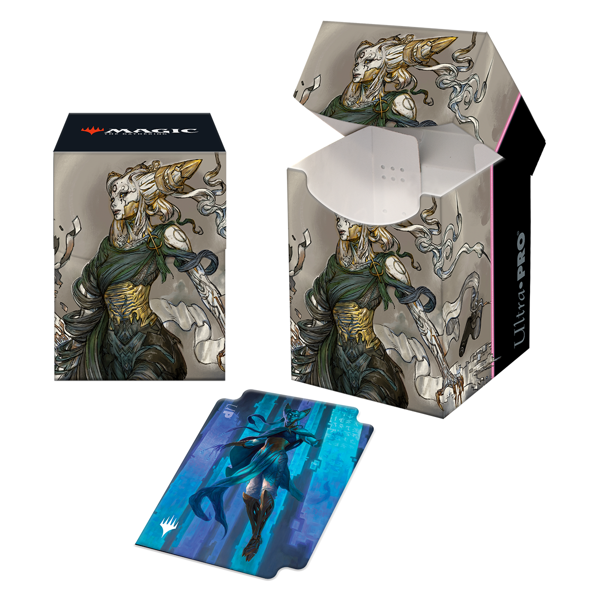 Kamigawa Neon Dynasty Tamiyo, Compleated Sage 100+ Deck Box for Magic: The Gathering | Ultra PRO International